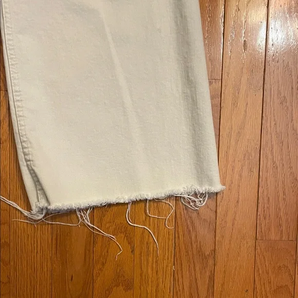 Zara Beige Wide-Leg Jeans - Picture 2 of 11